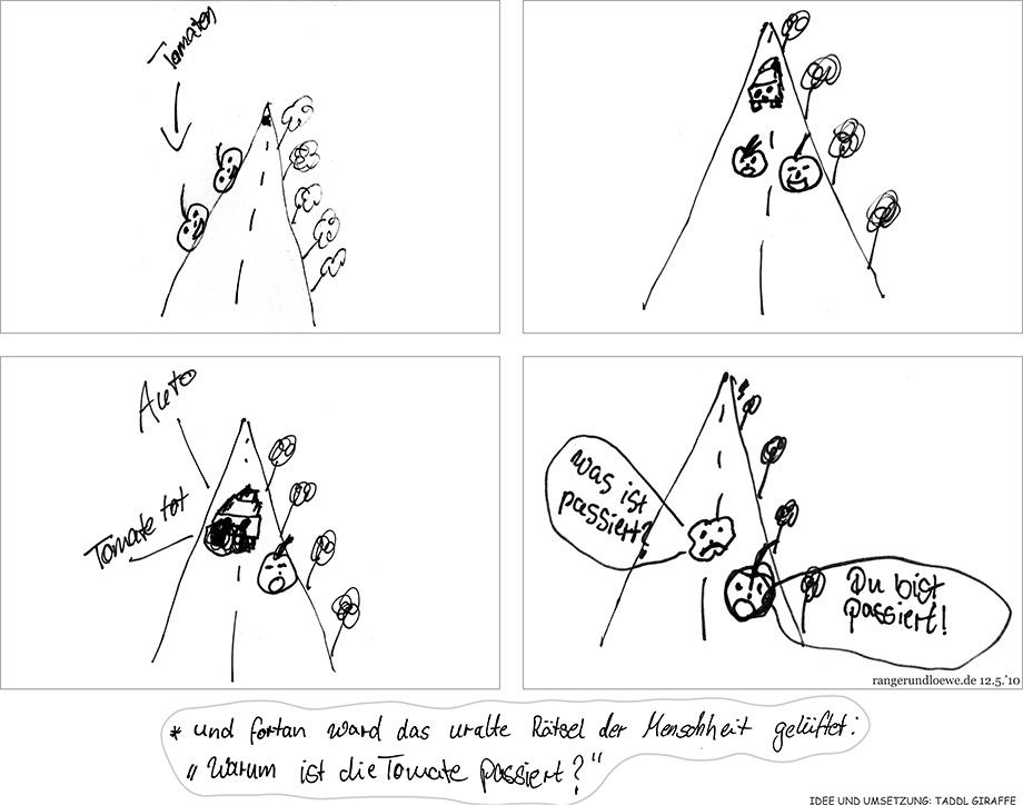 Gast-Comic von der weisen Giraffe